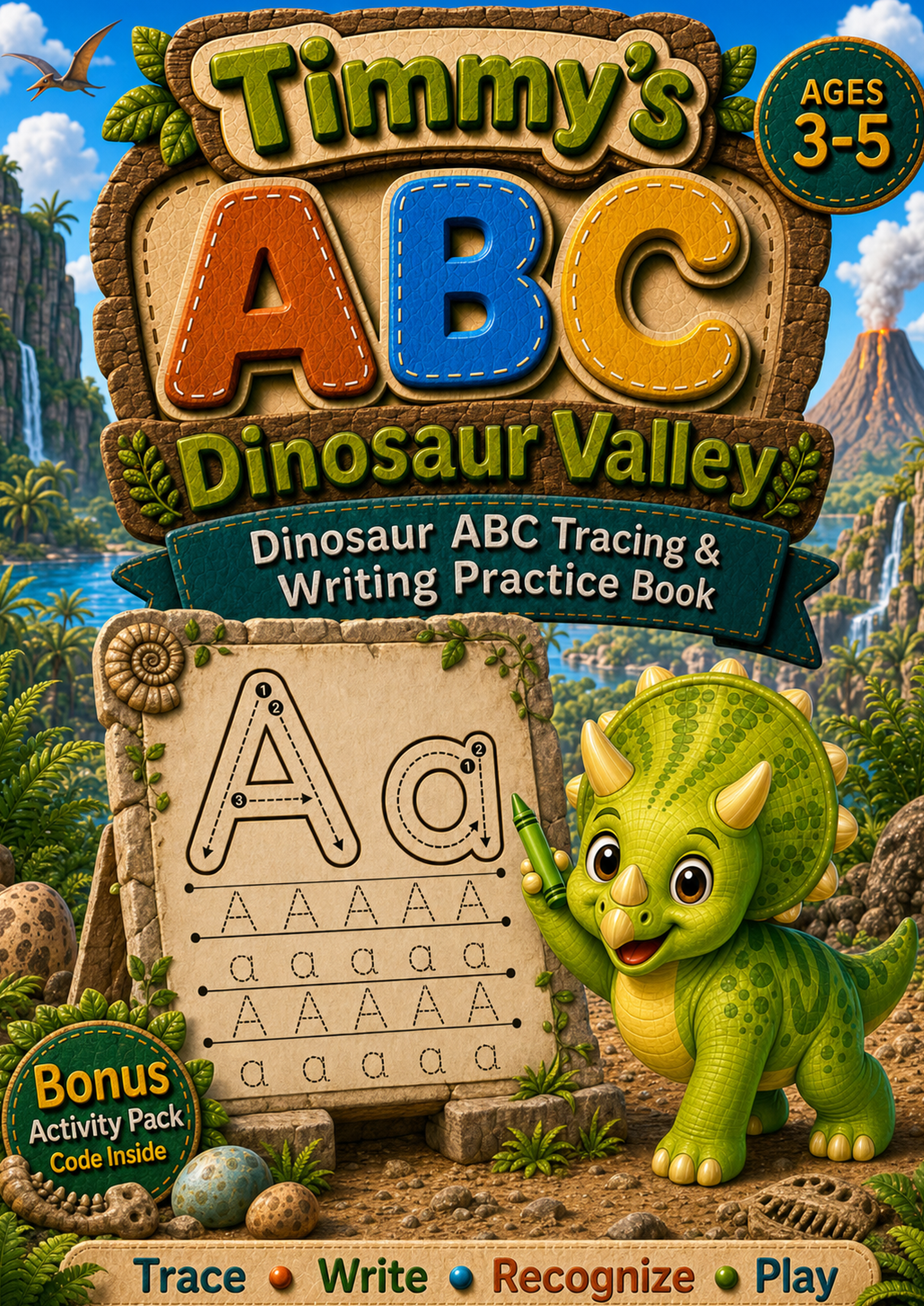 Timmy's ABC Dinosaur Valley cover preview